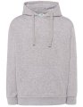 Heren Hooded Sweater JHK Kangaroo Ash Melange